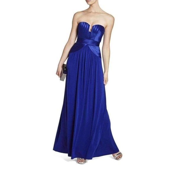 BCBG MaxAzria royal blue dress. - Picture 2 of 5